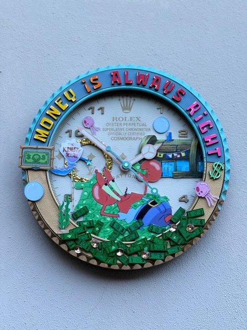 QS:98 - Money is Always Right, Antiek en Kunst, Kunst | Schilderijen | Modern