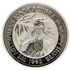 Australie. 10 Dollars 1992 Kookaburra, 10 Oz (.999), Postzegels en Munten