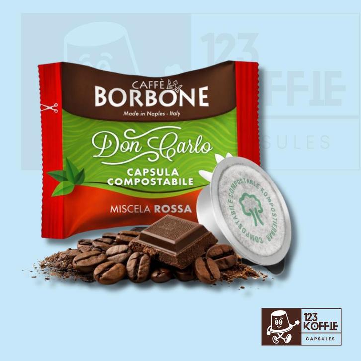 Borbone Rossa capsules A Modo Mio 100 stuks – Composteerbaar, Electroménager, Accessoires de machine à café, Envoi