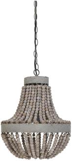 2dekans | Light & Living Hanglamp Luna - Grijs - Ø35,5 cm -, Huis en Inrichting, Ophalen of Verzenden, Nieuw