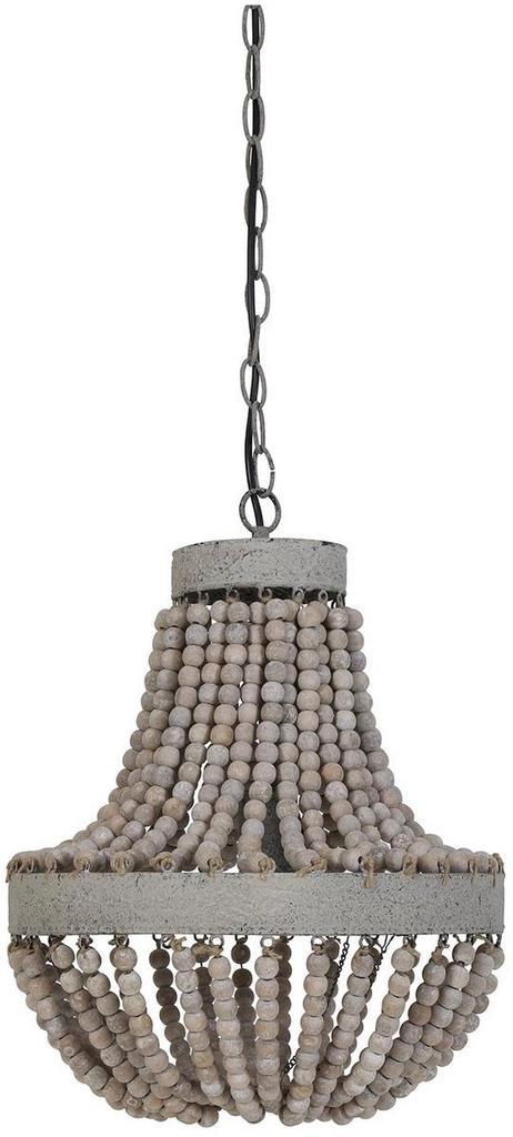 2dekans | Light & Living Hanglamp Luna - Grijs - Ø35,5 cm -, Huis en Inrichting, Lampen | Hanglampen, Ophalen of Verzenden