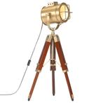 vidaXL Vloerlamp driepoot 69 cm massief mangohout, Verzenden, Nieuw