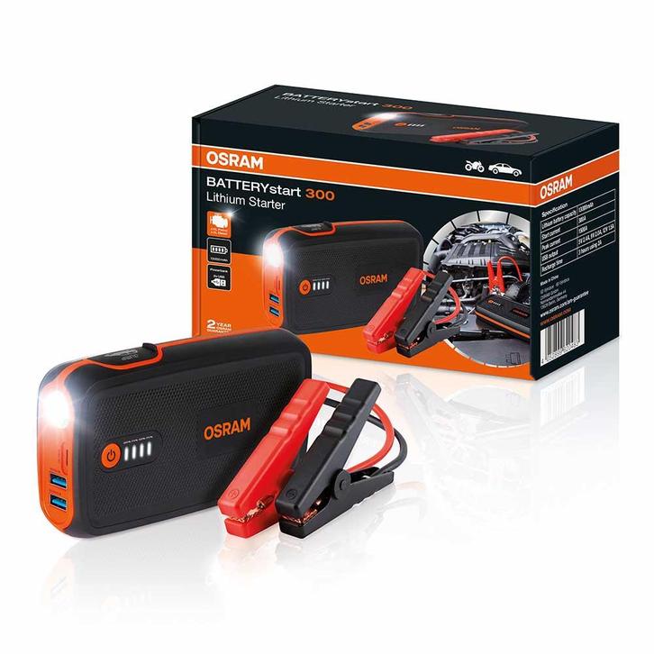 Osram BATTERY Start 300 Jump Starter + Powerbank, Auto-onderdelen, Elektronica en Kabels, Ophalen of Verzenden
