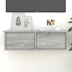 vidaXL Tv-wandmeubel 60x26x18,5 cm bewerkt hout grijs sonoma, Huis en Inrichting, Kasten | Wandmeubels, Verzenden, Nieuw