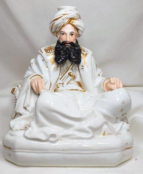 Figurine - Ottoman Sultan--mid 19th century--with mark of, Antiek en Kunst, Antiek | Glaswerk en Kristal
