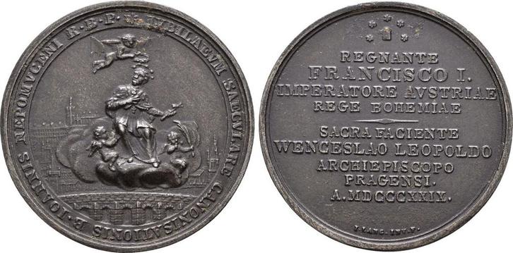 Eisenmedailole von Lang 1829 Habsburg: Franz I, 1804-1835:, Postzegels en Munten, Munten | Europa | Niet-Euromunten, België, Verzenden