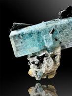 Acquamarina-schorliet privécollectie - Hoogte: 6.1 cm -, Verzamelen