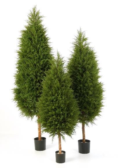 Kunstplant Cypres Plastic 150 cm, Huis en Inrichting, Kamerplanten, Verzenden