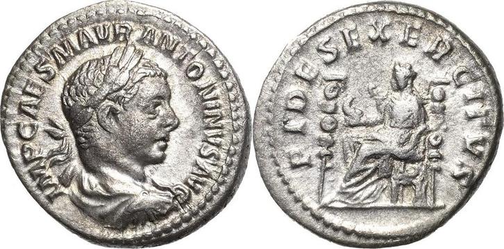 Denar 219/222, Kaiserzeit Elagabalus 218-222, Timbres & Monnaies, Monnaies & Billets de banque | Collections, Envoi