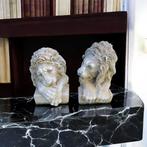 sculptuur, Teste Leoni Canova style - 30 cm - Steen
