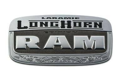 Logo Laramie Longhorn achterklep chroom 11+, Auto-onderdelen, Overige Auto-onderdelen, Nieuw, Dodge, Ophalen of Verzenden