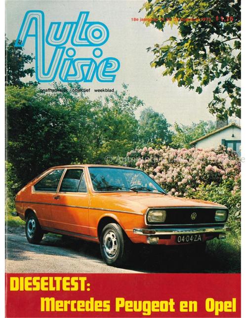1973 AUTOVISIE MAGAZINE 34 NEDERLANDS, Livres, Autos | Brochures & Magazines
