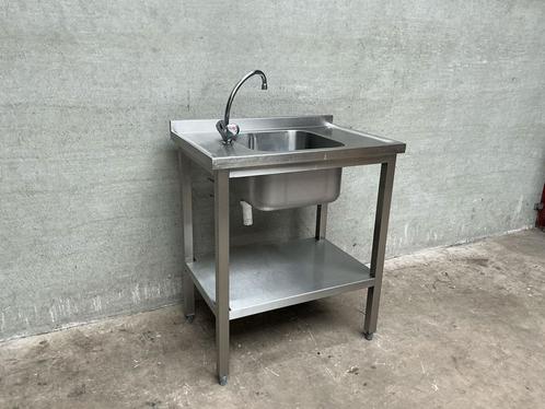 RVS Spoeltafel 80 cm, Zakelijke goederen, Horeca | Keukenapparatuur, Gebruikt, Inox Meubilair, Ophalen of Verzenden
