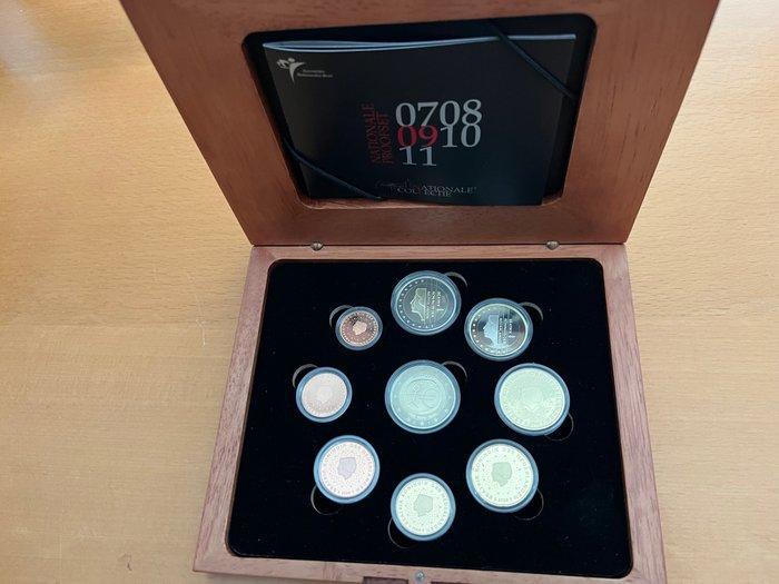 Nederland. Proof Set 2007/2009 (3 sets) (Zonder, Postzegels en Munten, Munten | Europa | Euromunten