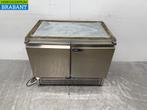 Acier inoxydable Afinox Comptoir réfrigéré 2 portes 100,5 cm, Articles professionnels, Verzenden