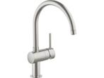GROHE Minta - Keukenkraan - draaibare hoge C-uitloop - RVS, Doe-het-zelf en Bouw, Sanitair, Verzenden, Zo goed als nieuw