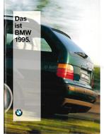1995 BMW PROGRAMMA BROCHURE DUITS, Livres, Ophalen of Verzenden