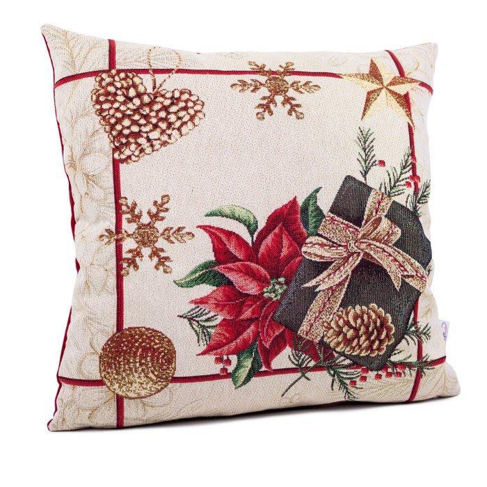 4 hoezen per kussen 45 x 45 cm Kerstmis Made in Italy -, Antiek en Kunst, Antiek | Tapijten, Tafelkleden en Textiel