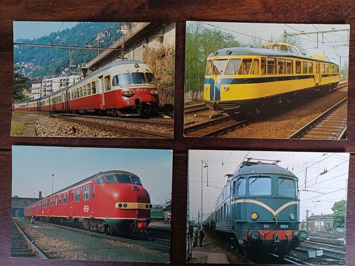 Treinen, Stations en Spoorwegen - Ansichtkaart (160) -, Verzamelen, Postkaarten | Buitenland
