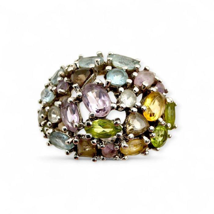 Zonder minimumprijs - Ring Zilver - (Gecertificeerd), Bijoux, Sacs & Beauté, Bagues