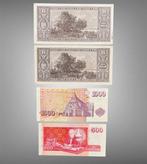 Hongarije, IJsland. - 4 banknotes - various dates (Zonder
