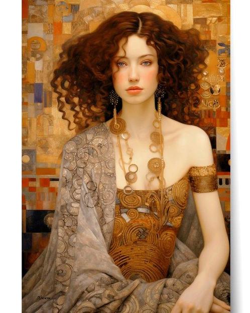 Ksavera - Belle Epoque DS0741 - canvas XXL - 120cm, Huis en Inrichting, Overige Huis en Inrichting