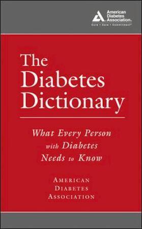 The Diabetes Dictionary, Livres, Langue | Langues Autre, Envoi
