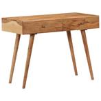 vidaXL Bureau 100x51x76 cm massief acaciahout, Huis en Inrichting, Bureaus, Verzenden, Nieuw