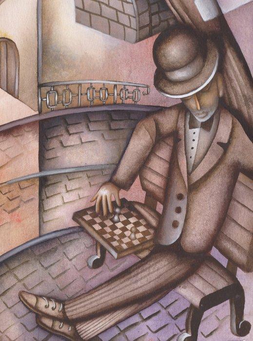 Eugene Ivanov - In A Park, Antiek en Kunst, Kunst | Schilderijen | Modern