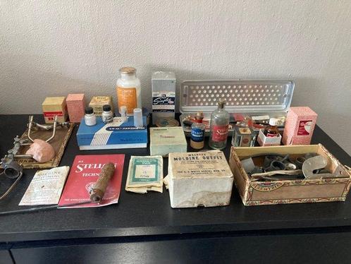 Tandarts instrumenten - Glas, Metaal, Papier, Plastic -, Antiek en Kunst, Antiek | Wandborden en Tegels