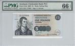 2002 Scotland P 218d 5 Pounds Pmg 66 Epq, Postzegels en Munten, Bankbiljetten | Europa | Niet-Eurobiljetten, België, Verzenden