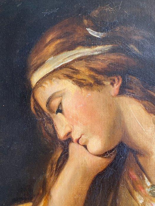 Escuela europea (XIX-XX), After Lagrenée - La melancolía, Antiek en Kunst, Kunst | Schilderijen | Klassiek