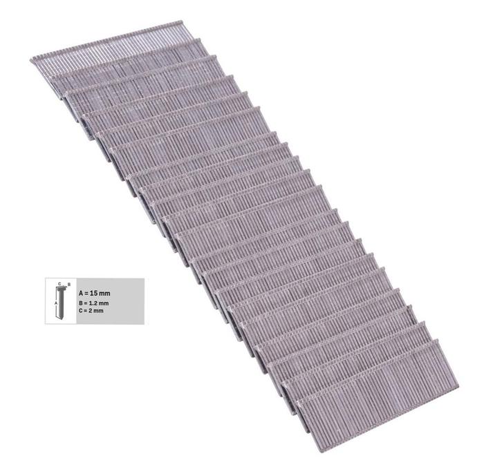 VONROC Spijkers – 1000 stuks – 15MM – Universeel & voor, Doe-het-zelf en Bouw, IJzerwaren en Bevestigingsmiddelen, Nieuw, Verzenden
