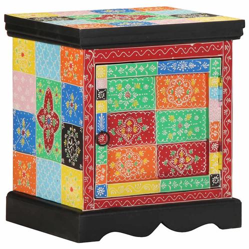 vidaXL Nachtkastje 40x35x45 cm massief mangohout mango, Huis en Inrichting, Slaapkamer | Nachtkastjes, Nieuw, Verzenden