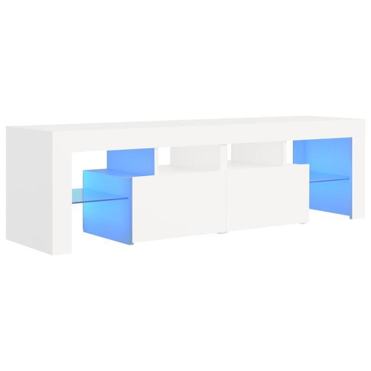 TV Kast LED Verlichting Wit | Retour Deal | 40% eraf, Huis en Inrichting, Kasten |Televisiemeubels, 25 tot 50 cm, Nieuw, Overige houtsoorten