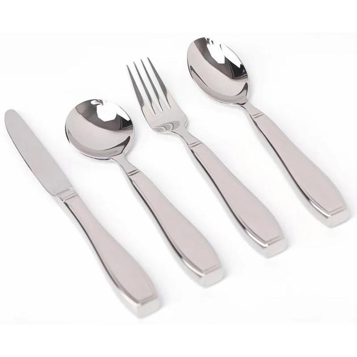 Verzwaard bestek 4-delig edelstaal, Diversen, Verpleegmiddelen, Ophalen of Verzenden