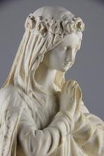 Beeld, Maria Onbevlekt Ontvangen - 30 cm - Gips