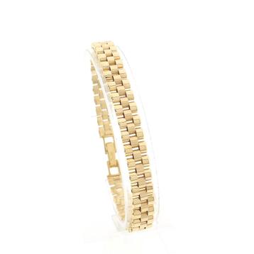 Gouden Rolex president band schakelarmband | 20 cm beschikbaar voor biedingen