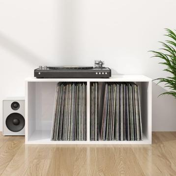 vidaXL Opbergbox voor LPs 71x34x36 cm bewerkt hout, Verzenden