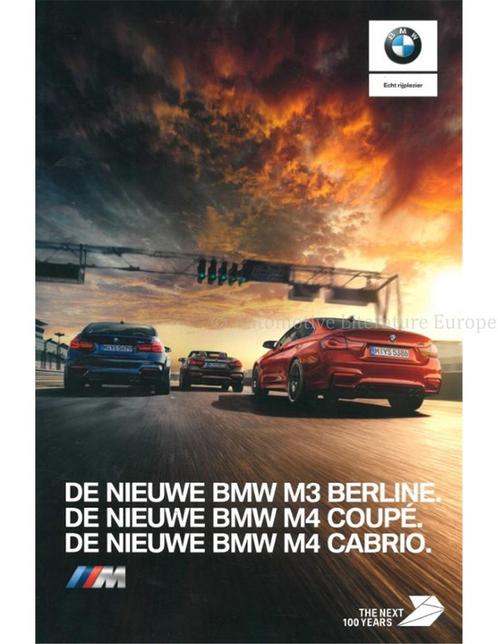 2017 BMW M3 | M4 BROCHURE NEDERLANDS, Boeken, Auto's | Folders en Tijdschriften