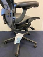 Herman Miller Aeron Maat C, Remastered Nieuwste Model, Ergonomisch, Bureaustoel, Zo goed als nieuw, Zwart