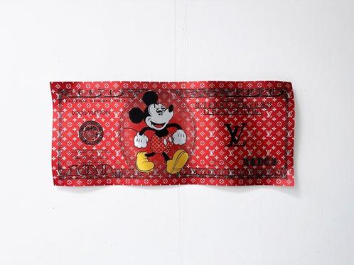 Suketchi - Mickey Louis Vuitton Crumple, Antiquités & Art, Art | Peinture | Moderne