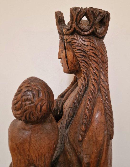 sculptuur, Virgin & Child - 71 cm - Hout, Antiek en Kunst, Kunst | Niet-Westerse kunst