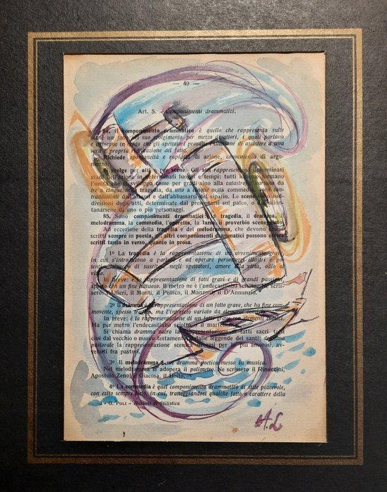 Scuola futurista (XX) - Flotta aerei, Antiquités & Art, Art | Peinture | Moderne