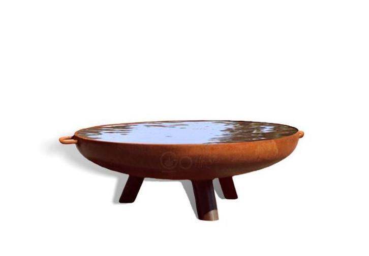 Lev Cortenstaal Waterschaal vogels 120 cm - UITVERKOOP, Tuin en Terras, Vijvers, Nieuw, Verzenden