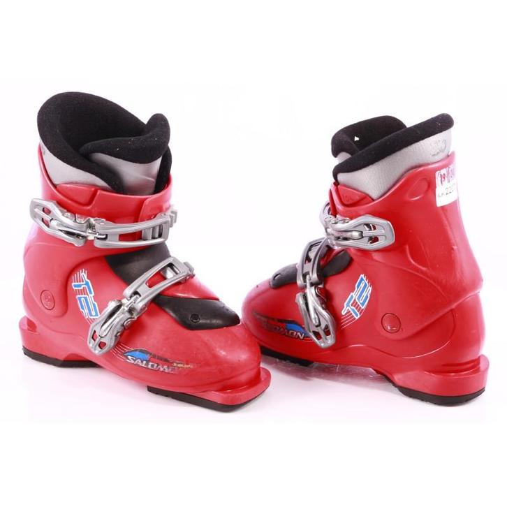 30 30,5 kinder skischoenen SALOMON T2 red, SANITIZED, Sport en Fitness, Skiën en Langlaufen, Verzenden