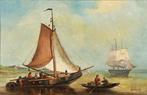 Albert Jurardus van Prooijen (1834-1898) - Dutch fishing, Antiek en Kunst