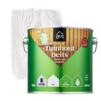 Lacq Tuinhoutbeits Wit 2.5L, Doe-het-zelf en Bouw, Verzenden, Nieuw, Wit