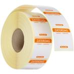 Voedseletiketten | Zaterdag | Kleurgecodeerd | 1000 Stuks |, Zakelijke goederen, Verzenden, Nieuw in verpakking