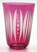 Art Deco Faceted Glass Vase Austria - 1920 - Vase - Verre, Antiek en Kunst